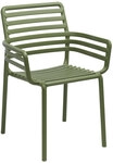 NARDI Stapelstuhl Garten DOGA AL 2er Set agave