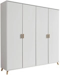 Kleiderschrank FALUN 182 x 203 cm Alpinwei&szlig; NB