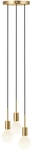 Nordlux Retrofit Pendelleuchte PACO 3-flg messingfarbig