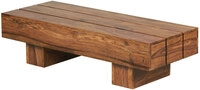 Couchtisch 120 x 45 cm braun