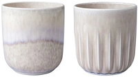 like. Becher PERLEMOR SAND 2er Set braun