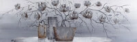 B&Ouml;NNINGHOFF Bild VASE MIT SILBERAPPLIKATIONEN 120 x 40 cm