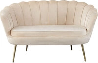 Sofa 2-Sitzer beige