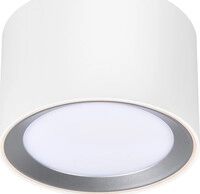 nordlux Aufbaustrahler LANDON zylindrisch Metall/Kunststoff 12,5 cm Durchmesser Wei&szlig;