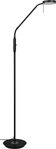 TRIO LED Stehlampe MONZA Metall 25 x 145 x 50 cm Schwarz/Schwarz