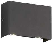 FISCHER & HONSEL LED Au&szlig;enwandleuchte NAIROBI 12 x 5 cm schwarz