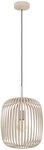 EGLO Retrofit Pendelleuchte ROMAZZINA 32 cm sandfarbig