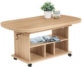 Couchtisch BABSI III 107-157 x 67 cm Eiche
