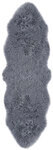 Schaffell UNIKAT OAKLAND II 60 x 160 cm dunkelgrau
