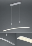 HELL LED Pendelleuchte NEW LOIRE 100 cm alufarbig