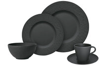 Villeroy & Boch Kombiservice MANUFACTURE ROCK 20-teilig schwarz