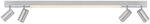 Paul Neuhaus LED Deckenlampe mit 4 Spots PURE-LINES alufarbig