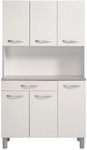 Parisot Buffet-Schrank SPOON 101 x 185 cm wei&szlig;