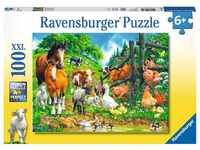 Ravensburger Kinderpuzzle - 10689 Versammlung der Tiere - Tier-Puzzle für Kinder ab