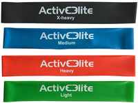 ActiveElite ✮ 4 verschiedene Fitnessbänder / Trainingsbänder /...