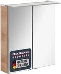 FACKELMANN B.PERFEKT LED Spiegelschrank 60 cm, AST-Eiche, Energiesparende