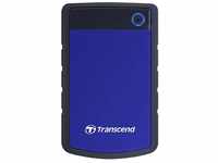 Transcend TS4TSJ25H3B 4TB portable Festplatte (HDD) in grau/blau mit Backup-Funktion