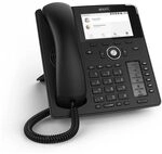Snom D785 IP Telefon, SIP Tischtelefon Farbe + SmartScreen, 12 SIP-Identit&auml;ten,