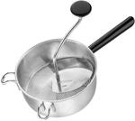 GEFU Passierger&auml;t Original FLOTTE LOTTE - Edelstahl Passierm&uuml;hle mit 2-mm-Lochung,