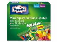 Toppits Ziploc Mini Zip-Verschlußbeutel Sortimentsbox (20 x 150 ml, 20 x 380...