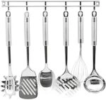 CS Kochsysteme 008765 K&uuml;chenhelfer, Edelstahl, 7-teilig, silber, 38 x 8,30 x 9,4 cm