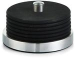 Zeller 27224 Glasuntersetzer-Set, 7-teilig, Edelstahl/Silikon, schwarz 1 - Pack
