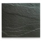 Zeller 26289 Herdblende-/Abdeckplatte Schiefer, Glas, anthrazit, 56 x 50 x 0.78 cm
