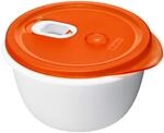 Rotho Micro Clever Mikrowellendose 1.6l mit Deckel und Ventil, Kunststoff (PP)