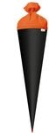 ROTH Bastelschult&uuml;te 70cm schwarz rund - Schult&uuml;te mit Stabiler Rot(h)-Spitze...
