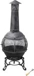 tepro Jacksonville Guss-Feuerstelle – Gartenkamin im spanisch-mediterranen Stil,