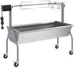 vidaXL Spanferkelgrill Lammgrill BBQ Barbecue Grillwagen Grill H&auml;nchengrill