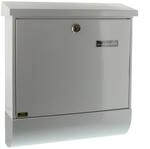 Burg W&auml;chter Set Vario 86720 W Briefkasten, Wei&szlig;, 420 x 377 x 115 (HxBxT)
