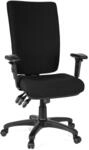 hjh OFFICE 702100 Profi B&uuml;rostuhl Zenit HIGH Stoff Schwarz Drehstuhl ergonomisch,