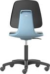 Bimos Arbeitsdrehstuhl Labsit m.Rl.PU-Schaum Sitzschale blau Sitzh&ouml;he 450-650mm -
