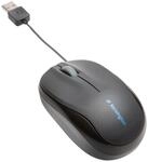 Kensington ergonomische mobile Maus mit einziehbarem Kabel, Pro Fit Mobile