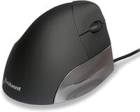 Evoluent ergonomische Rechte Hand Vertical Maus (2600dpi, USB) Silber/schwarz