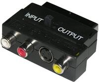 Scart Adapter 3x Cinch und S-VHS