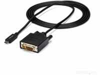 StarTech.com USB-C auf DVI Adapterkabel - USB Typ-C auf DVI Konverter / Adapter - 2m
