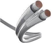 in-akustik 0040212 Premium Lautsprecherkabel Silver 2 x 2,5 mm&sup2; transparent