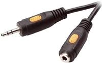 Vivanco Audio Verl&auml;ngerungskabel 3.5 mm Klinken Stecker/Kupplung 3.0 m