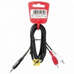 Vivanco Audiokabel, 3,5mm Klinkenstecker 2x Cinchstecker, 1,5m