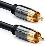 deleyCON 3,0m Subwoofer Kabel - Cinch RCA Digitales Koaxialkabel - Vergoldete Stecker