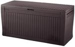 Keter Truhe Comfy f&uuml;r Ordnung im Au&szlig;enbereich, 270 l, 117 x 9 x 53 cm