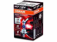 Osram 64210NBL Night Breaker Laser H7 Halogen, Scheinwerferlampe, 12V,...