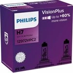 PHILIPS H7 VisionPlus Fahrzeugscheinwerferlampe PX26d
