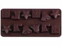 Dr. Oetker Silikon-Schokoladenform "12 Köstlichkeiten", hochwertige...