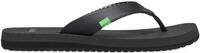 Sanuk Damen Yoga Mat Zehentrenner, Schwarz (EBONY), 36 EU