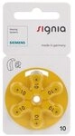 H&ouml;rger&auml;tebatterien Siemens S 10 1 P&auml;ckchen (6 Batterien)