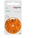 Siemens Signia S 13 hearing aid batteries 1 pack (6 batteries)