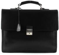 The Bridge Williamsburg - Aktentasche Leder 40 cm black
